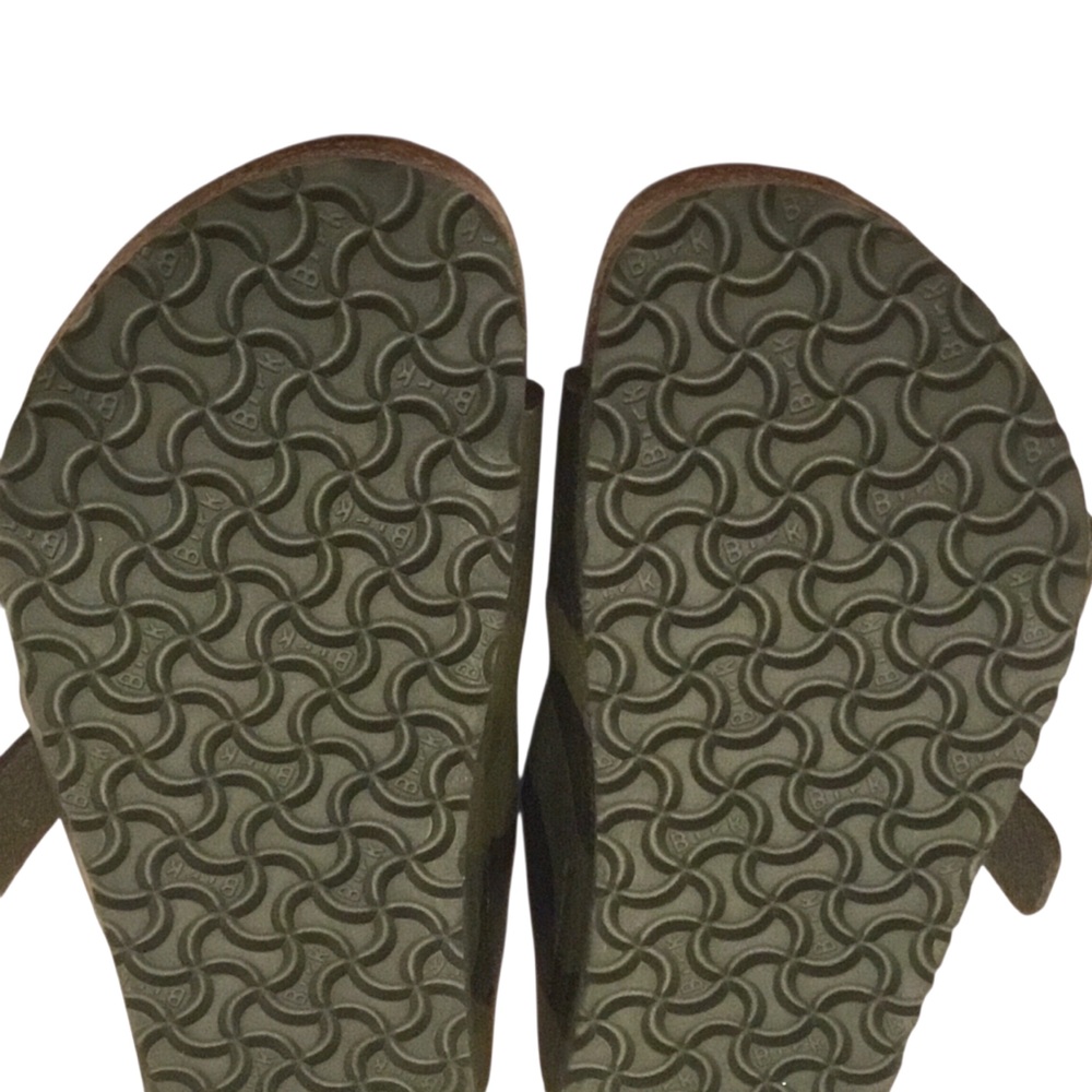 Birkenstock Kids Arizona Camo Green Birko-Flor Double Strap Slip-on Sandal Sz:1 - Picture 13 of 15